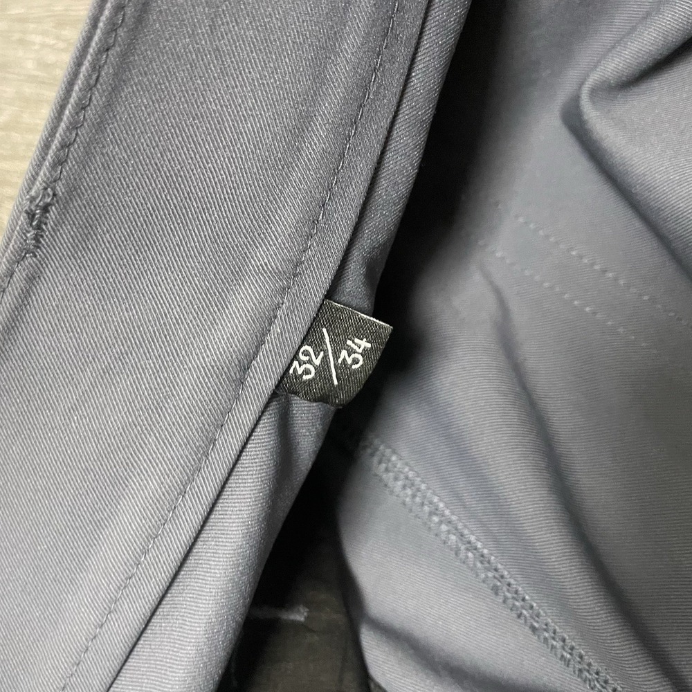 Public Rec Pants Mens 32x34 Gray Dealmaker Chino Golf Performance Nobull Tech - Picture 3 of 11